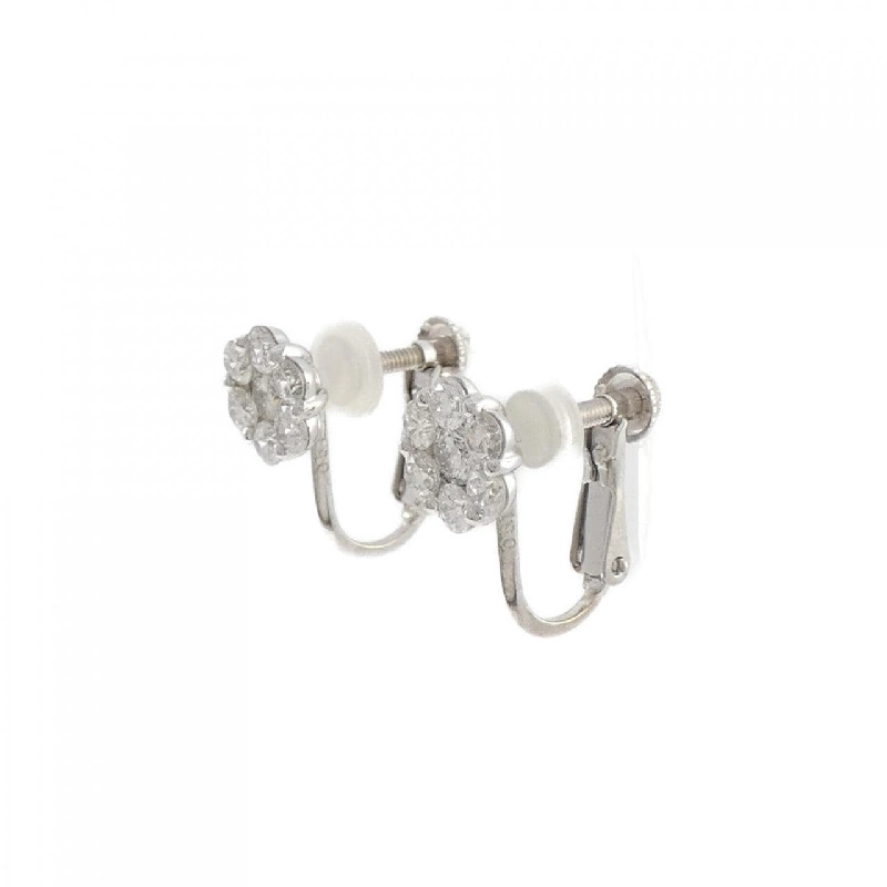 K18WG/PT Bông tai kim cương hoa 1.02CT - Hàng hiệu Chính hãng 874605