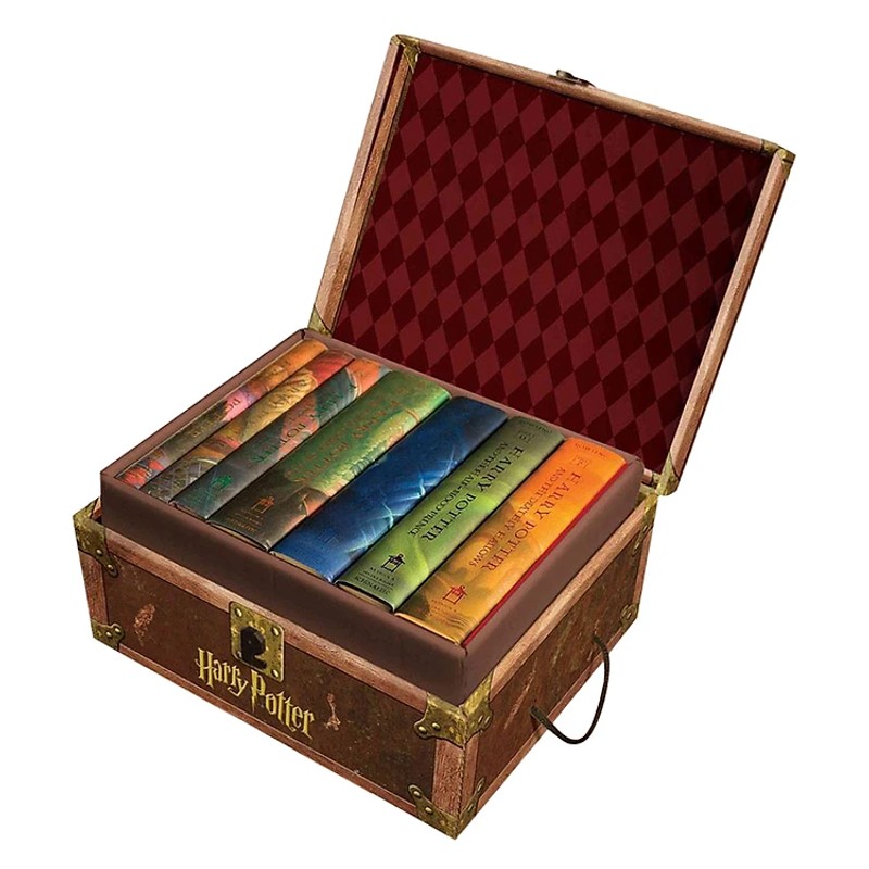 Harry Potter Boxed Set : Books # 1 to 7 - Scholastic US Version (Hardcover) (English Book) 79206