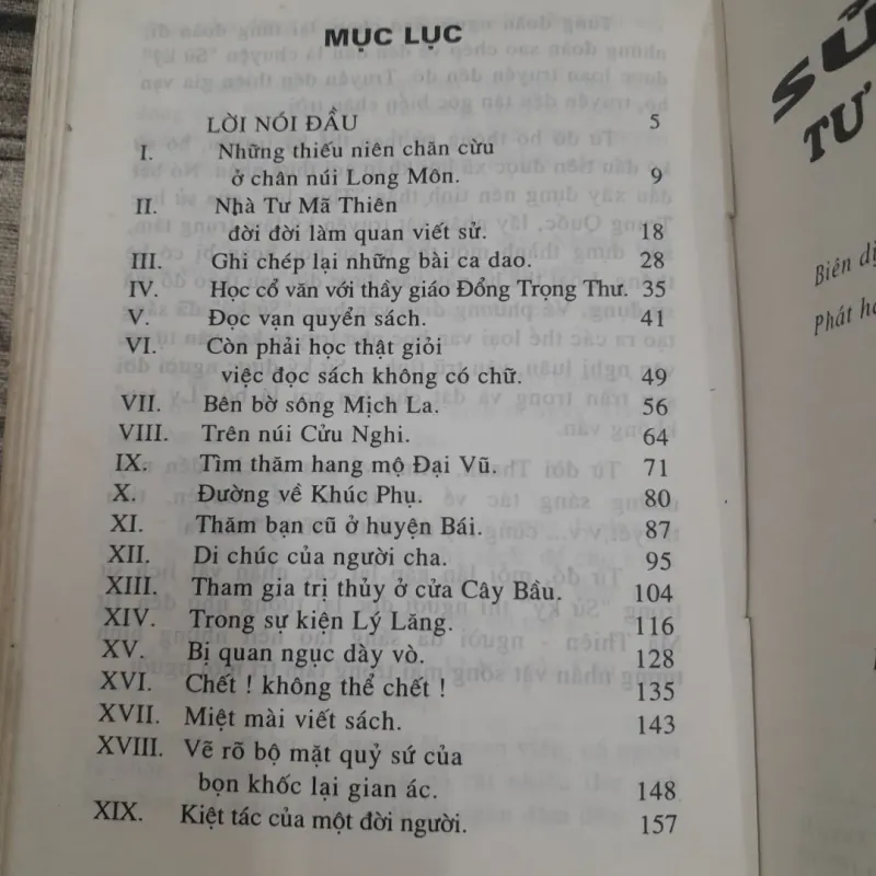 Sử gia TƯ MÃ THIÊN. Soạn giả Trần Trọng Sâm. Bản in năm 1999 751695