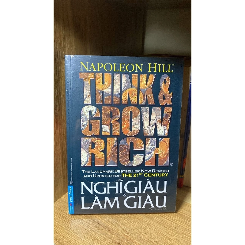 Nghĩ giàu làm giàu- Tác giả Napoleon Hill- Sách mới nguyên seal 460065