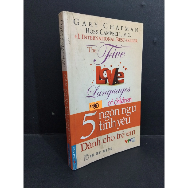 Năm ngôn ngữ tình yêu dành cho trẻ em mới 70% bẩn bìa, ố nhẹ, gấp bìa 2010 HCM2811 Gary Champman VĂN HỌC 353618