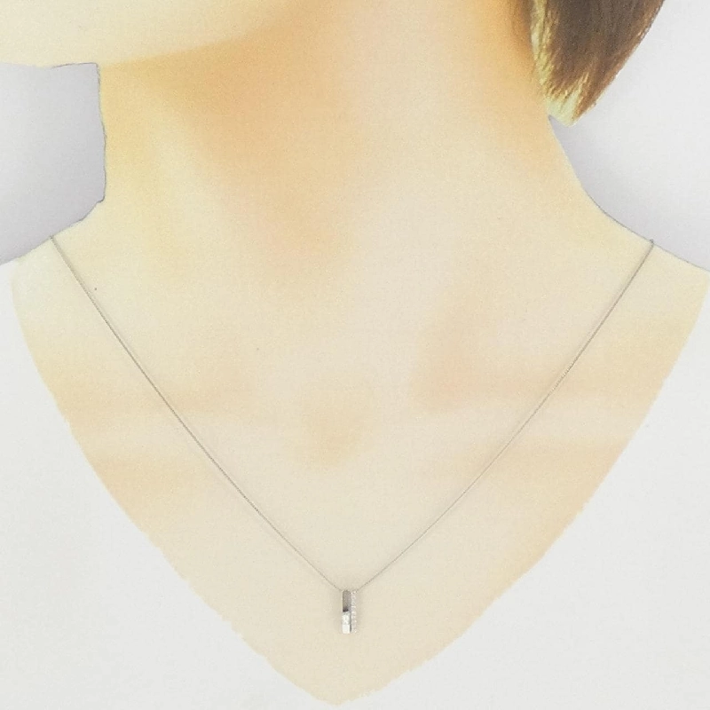 Dây chuyền kim cương PT900/PT850 0.12CT - Hàng hiệu Authentic 860988