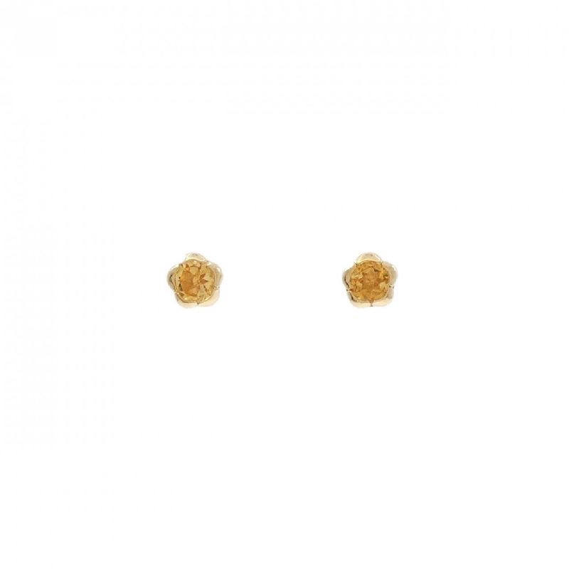 K18YG Citrine Earrings - Hàng hiệu Authentic 873691