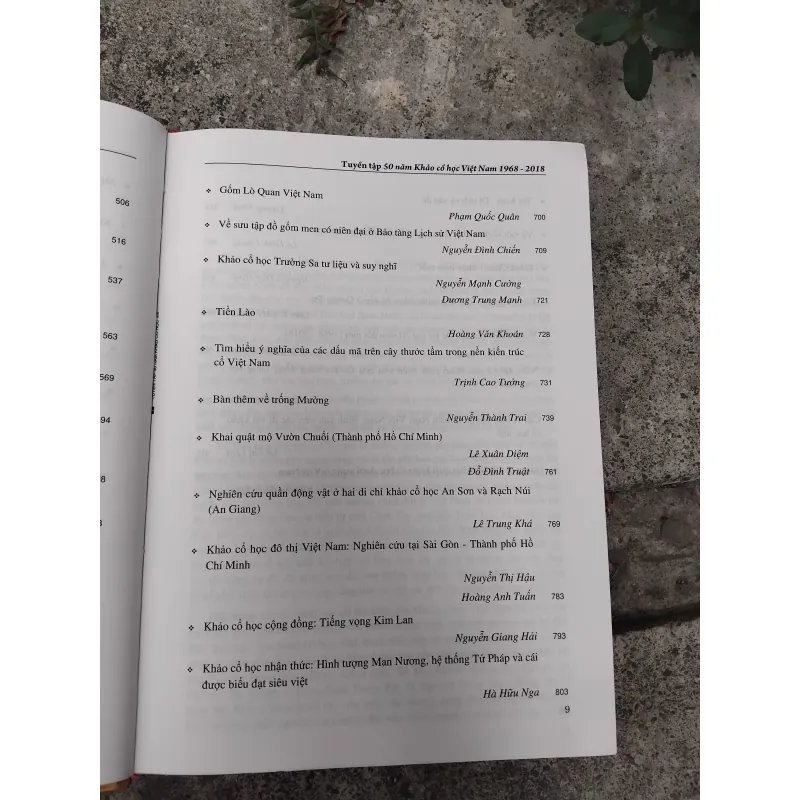 Tuyển tập 50 năm khảo cổ học Việt Nam 1968 - 2018 1021803