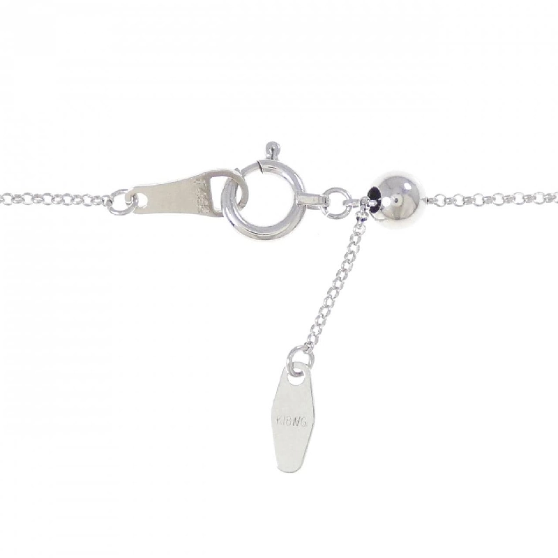 K18WG 2WAY Đá màu Dây chuyền - Hàng hiệu Chính hãng 859124