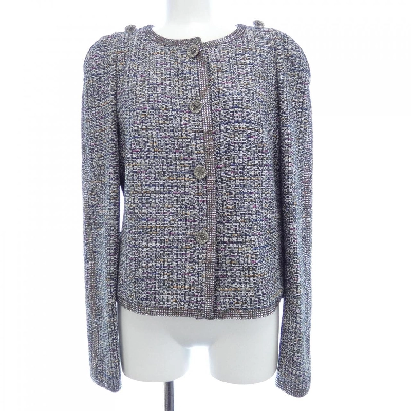 Áo khoác không cổ CHANEL P40905V29665 631766