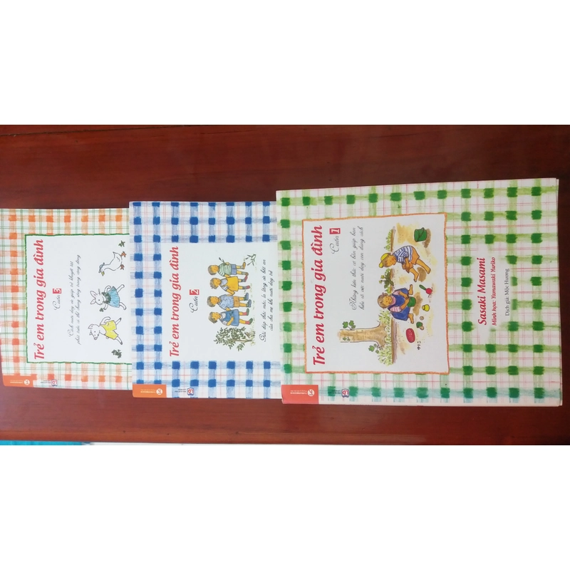 Combo 3 quyển sách Trẻ em trong gia đình - Sasaki Masami - như mới (bìa mềm) 545593