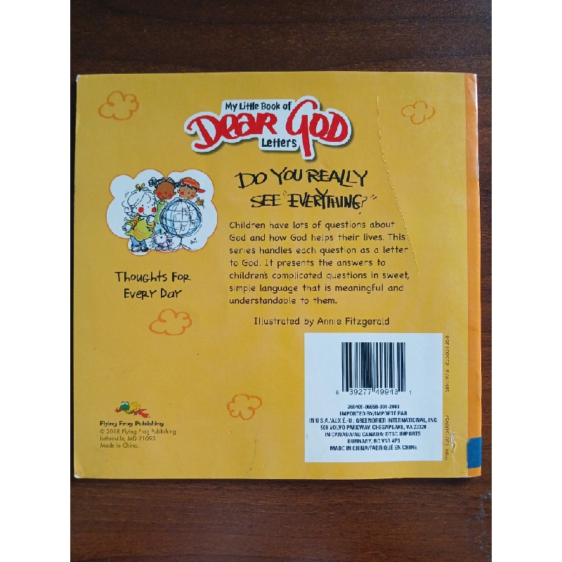 My Little Book of Dear God Letters: Do You Really See Everything? - Created by Annie 543808