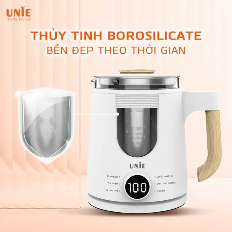 Ấm siêu tốc đa năng 6in1 UNIE UEK1081W mới 100% 594113