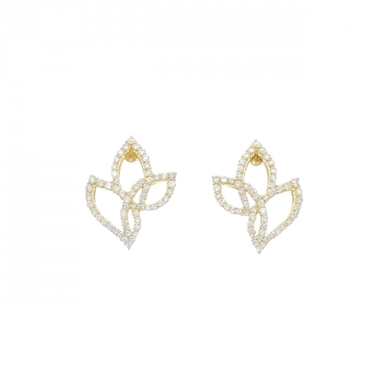 K18YG Bông tai kim cương 0.70CT - Hàng hiệu Chính hãng 870388