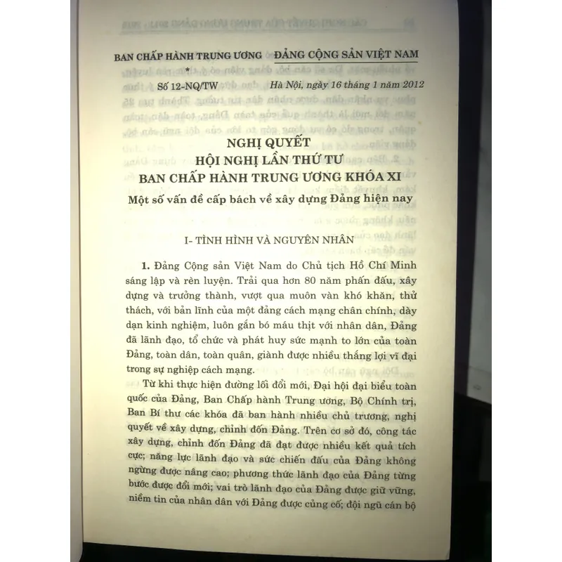 Các nghị quyết của Trung ương Đảng 2011 - 2015 705291