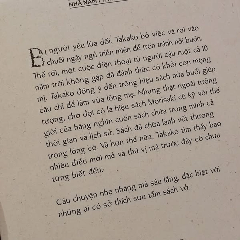Những giấc mơ ở hiệu sách Morisaki 446214