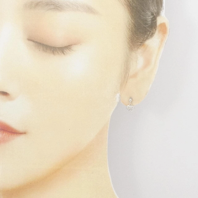 K14WG Bông tai kim cương hình trái tim 0.12CT - Hàng hiệu Chính hãng 868122