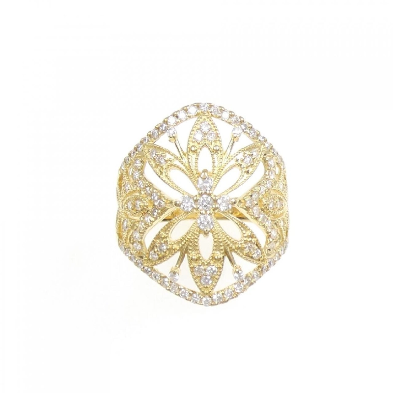 Nhẫn kim cương K18YG 0.52CT 670080