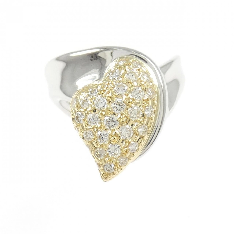 Nhẫn kim cương PT900/K18YG 0.67CT - Hàng hiệu Authentic 848053