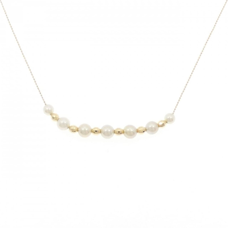 K18YG Ngọc trai Akoya Dây chuyền - Hàng hiệu Authentic 846716