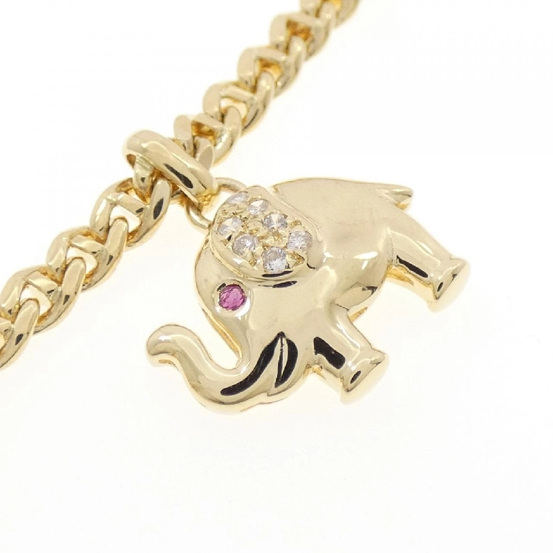 Dây chuyền đá màu 750YG - Hàng hiệu Authentic 859997