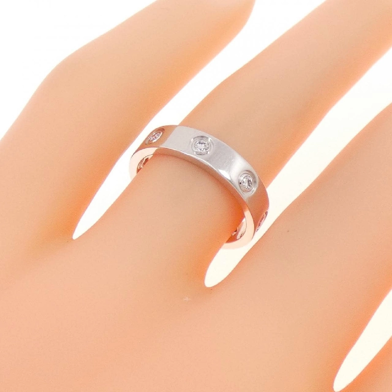 Nhẫn Cartier Mini Love Full Diamond - Hàng hiệu Authentic 838189