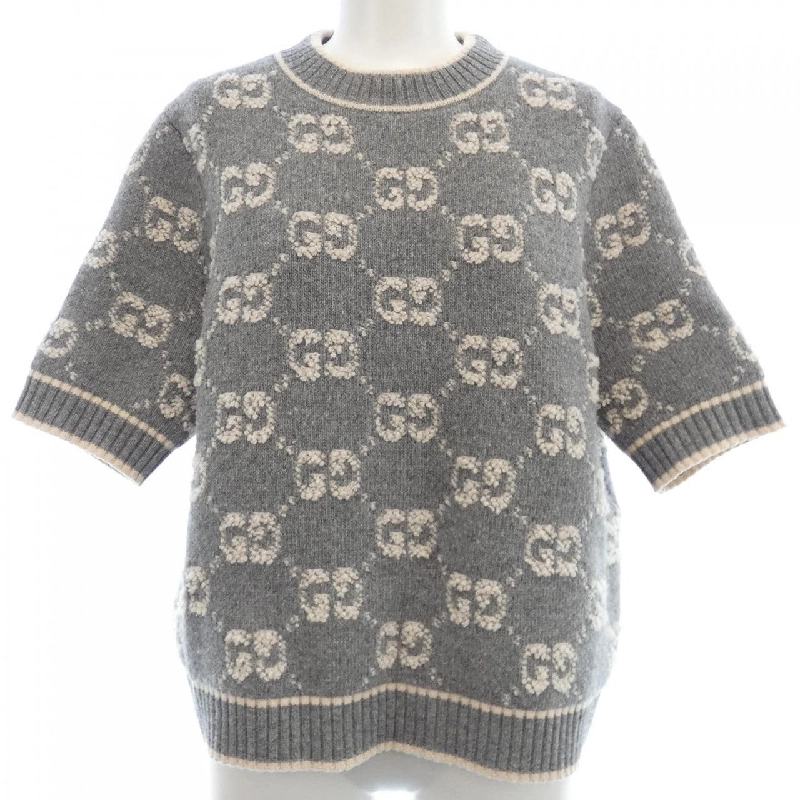 Gucci GG Boucle Wool Jacquard Top 770059 XKCNA Knit 630522