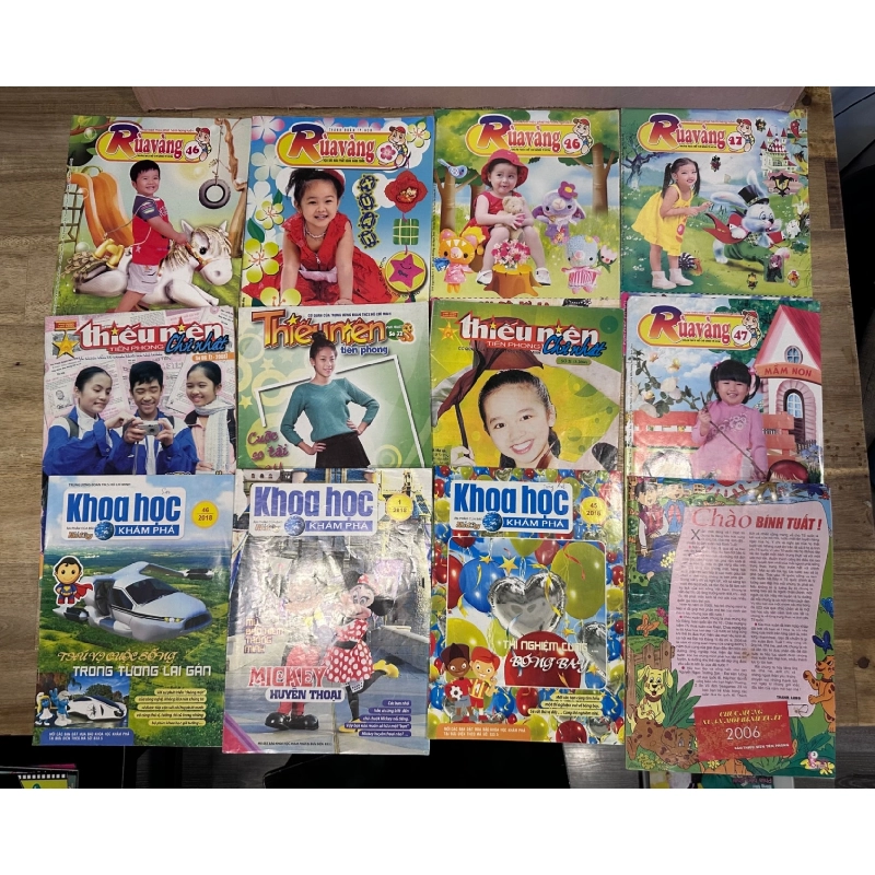 Combo 17 cuốn Rùa vàng, thiếu niên tiền phong, khoa học khám phá, mới 70% SBM2108 917044