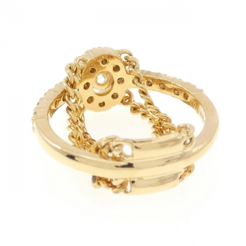 Nhẫn kim cương K18YG 0.10CT 671370