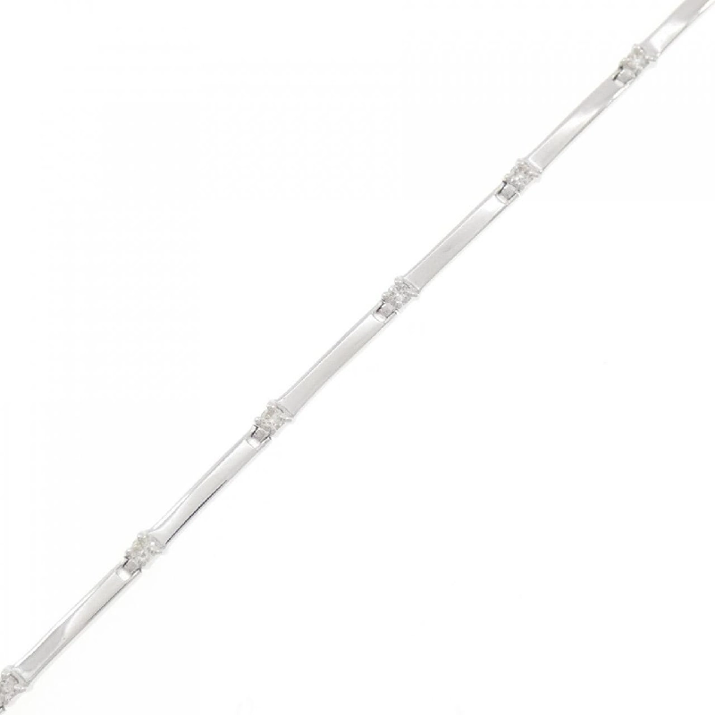 K18WG Vòng tay kim cương 0.20CT - Hàng hiệu Chính hãng 878090