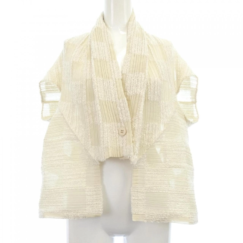 【Mã giảm giá】Áo khoác cardigan PLEATS PLEASE 636517