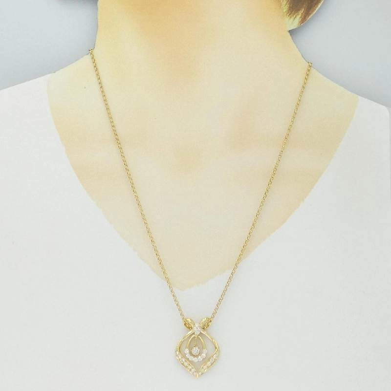 K18YG Dây chuyền kim cương 1.01CT - Hàng hiệu Authentic 846978