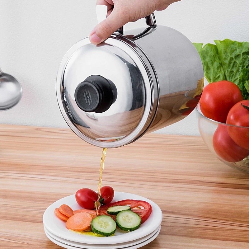 Ca lọc dầu ăn đã qua sử dụng có nắp 457