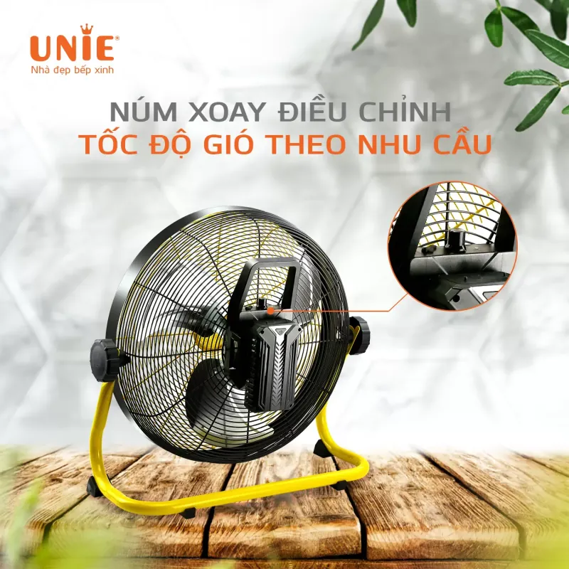Quạt sàn tích điện UNIE UE-880 hoạt động liên tục 48h 786404