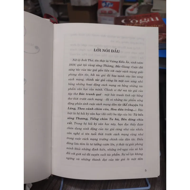 Sách: Từ bến sông Thương - tiếng chim tu hú - bên dòng chia cắt - TG: Anh Thơ (A2) 732721