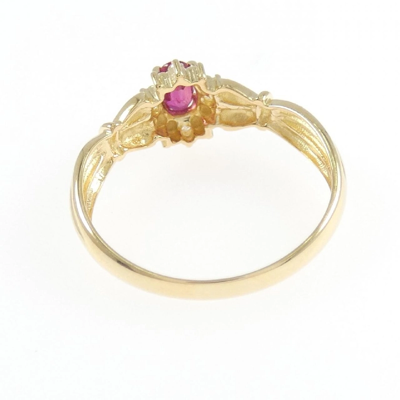 Nhẫn Ruby K18YG - Hàng hiệu Chính hãng 848080