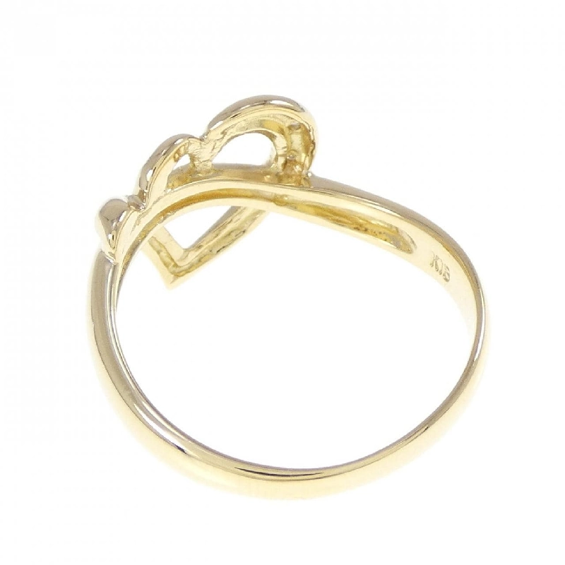 Nhẫn kim cương hình trái tim K18YG 669331