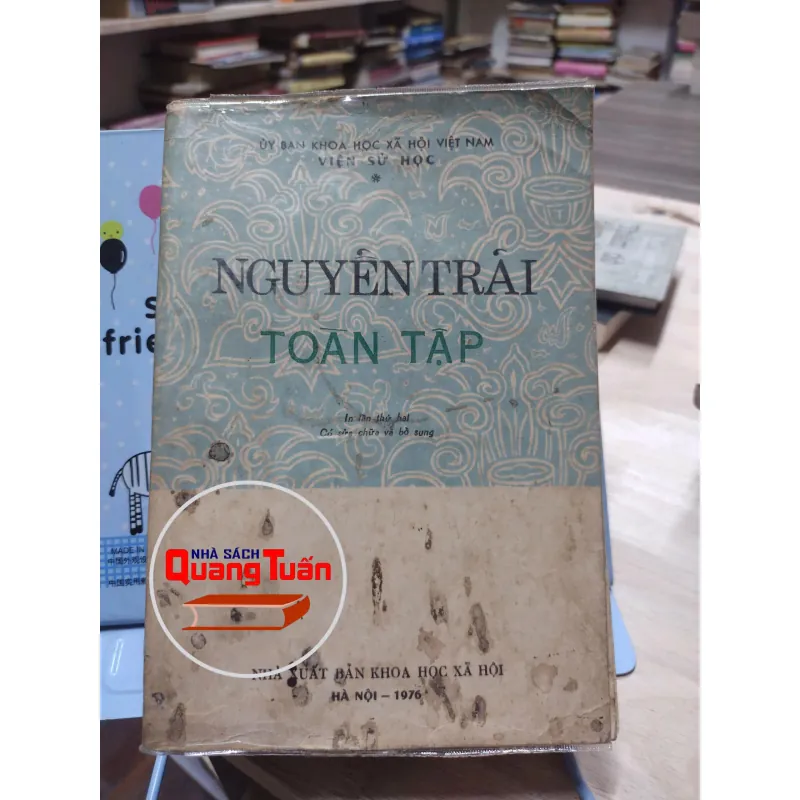 sách: Nguyễn Trãi Toàn tập - Viện sử học (A1) 573051