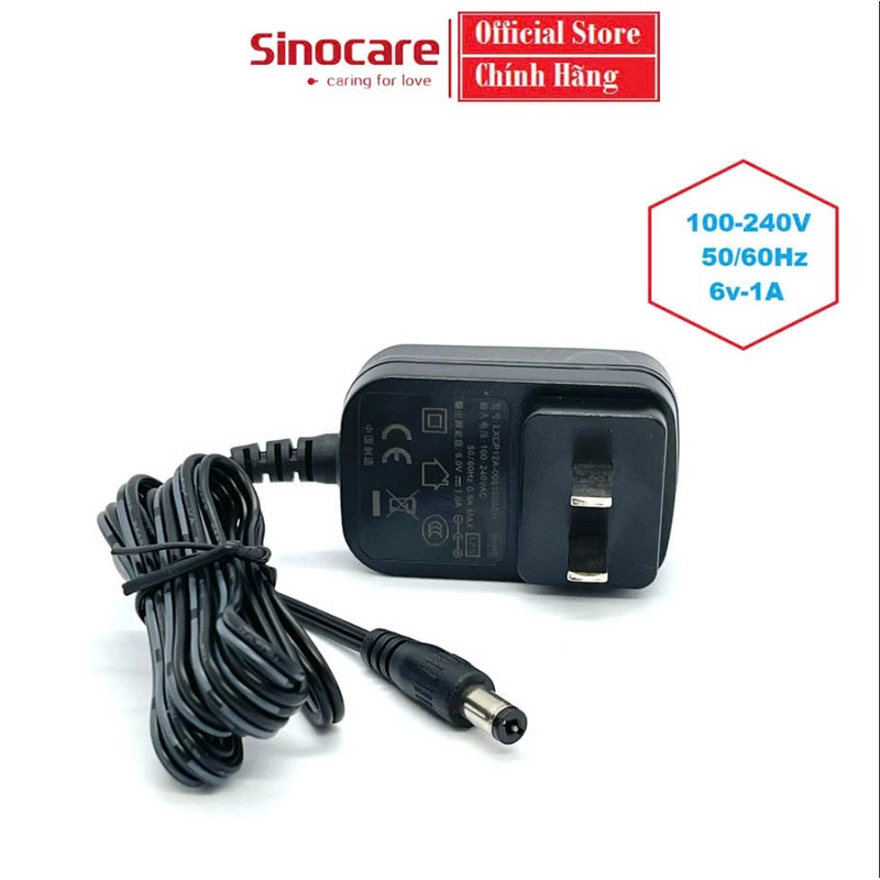 CỤC SẠC MÁY ĐO HUYẾT ÁP SINOCARE 379694