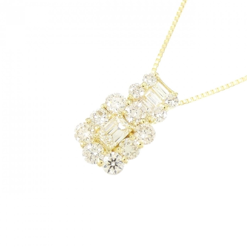 Dây chuyền kim cương K18YG 0.65CT - Hàng hiệu chính hãng 861428