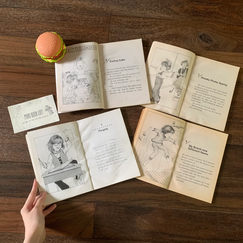 Sách ngoại văn - Combo 4 cuốn Junie B. Jones by Barbara Park, Used, trình độ A1-A2 538128