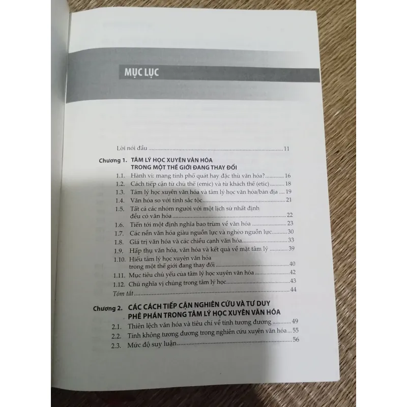 Tâm Lý Học Xuyên Văn Hoá 932113
