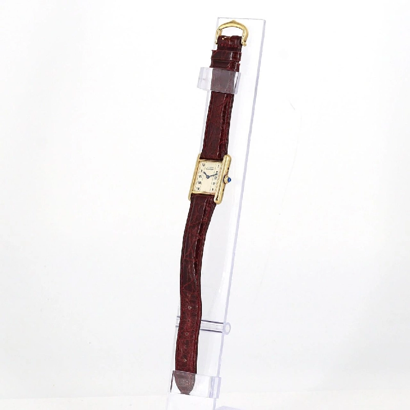 Cartier Must Tank SM GP W1003053 GP Quartz - Hàng hiệu Authentic 880128