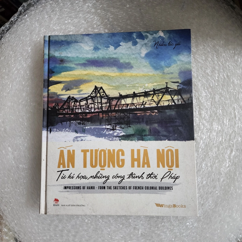 Ấn tượng Hà Nội từ những ký họa công trình thời Pháp | bìa cứng in màu  466464