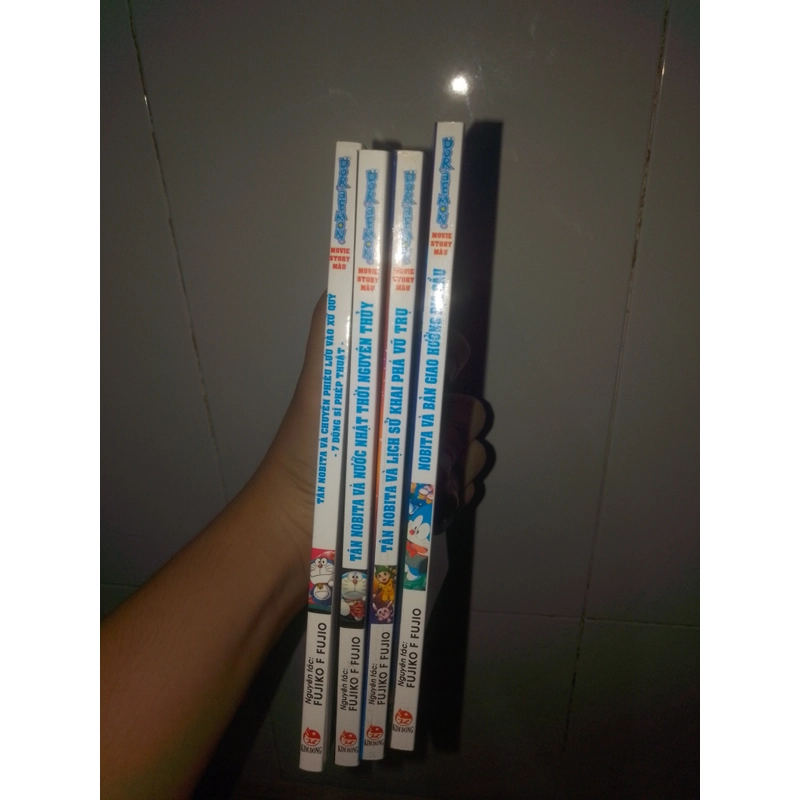 Combo 4 cuốn truyện Doraemon màu movie  548077