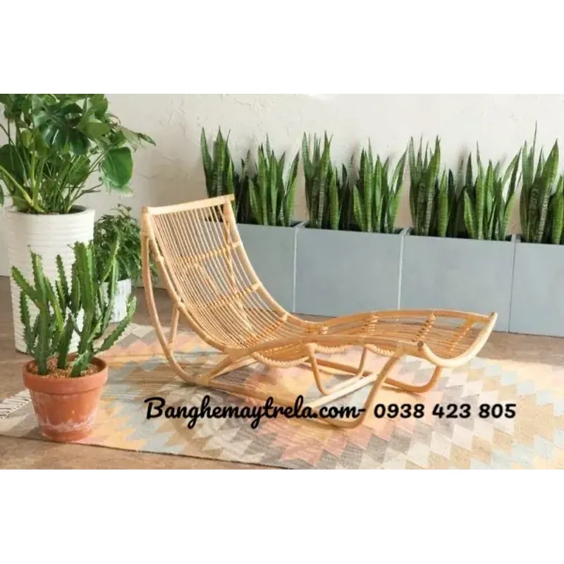 Ghế mây dài nằm thư giãn 564915