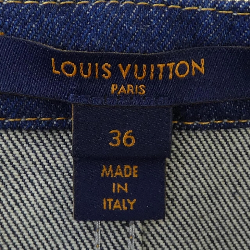 Chân váy mini A-line vàng LOUIS VUITTON FOSK26GM1 651150