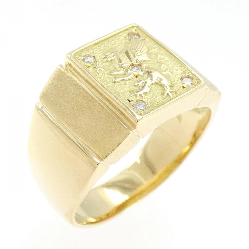 Nhẫn kim cương K18YG 0.05CT - Hàng hiệu Chính hãng 852278