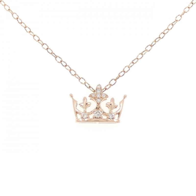 Dây chuyền kim cương 10KPG/K10PG - Hàng hiệu Authentic 0.11CT 861275