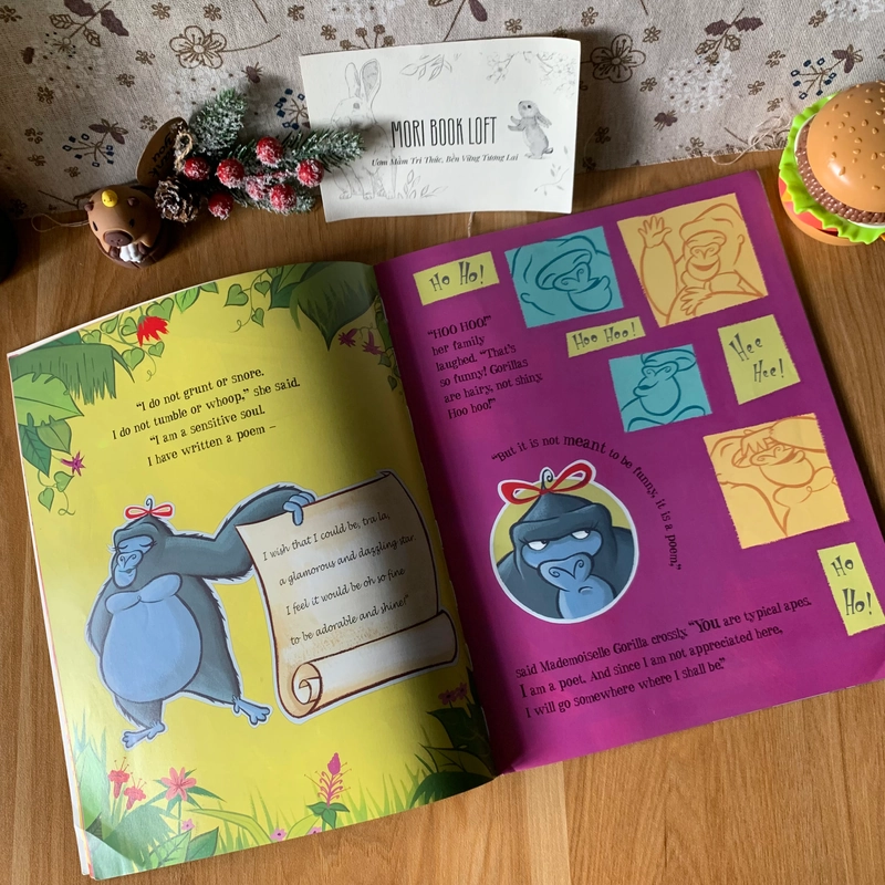 Sách tranh tiếng anh Mademoiselle Gorilla, Used, Picture Book For Kids 459548
