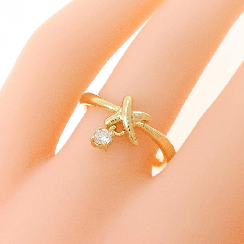 Nhẫn kim cương K18YG 668544