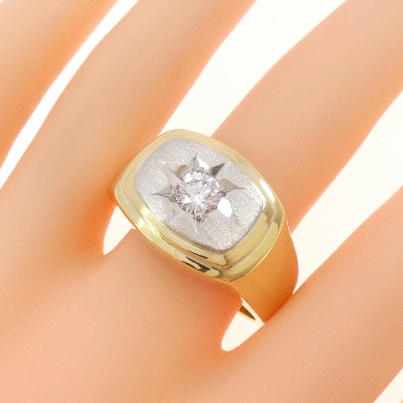 Nhẫn kim cương K20/PT900 0.519CT - Hàng hiệu Authentic 847886