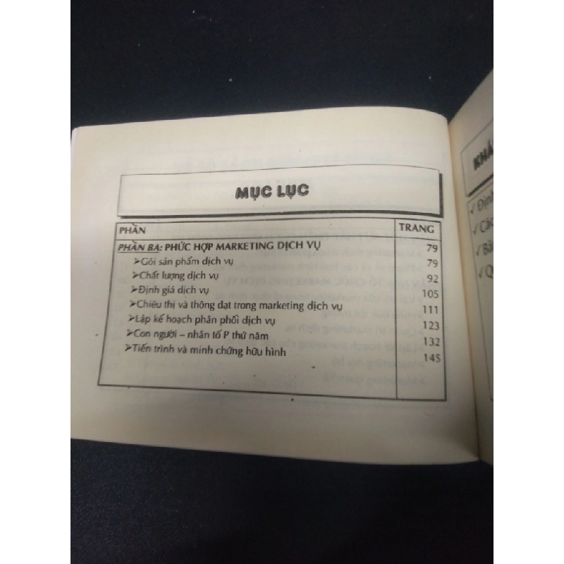 Marketing dịch vụ phục vụ khách hàng tốt hơn Ha Nam Khánh Giao 2004 mới 80% bẩn bìa ố nhẹ HCM0106 marketing 340360