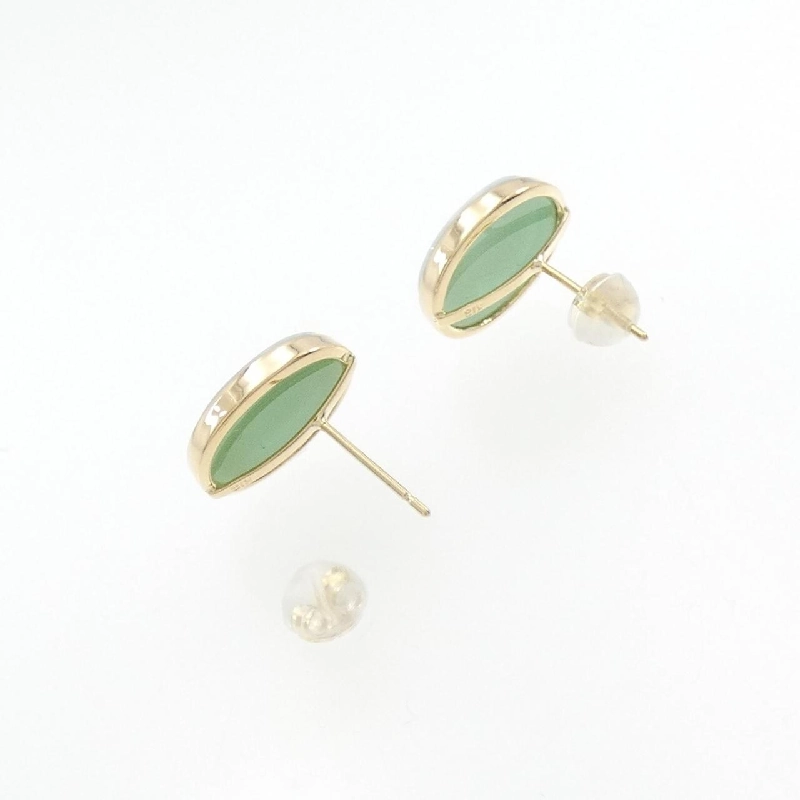 K18YG Bông tai Meno Cammeo - Hàng hiệu Chính hãng 870036